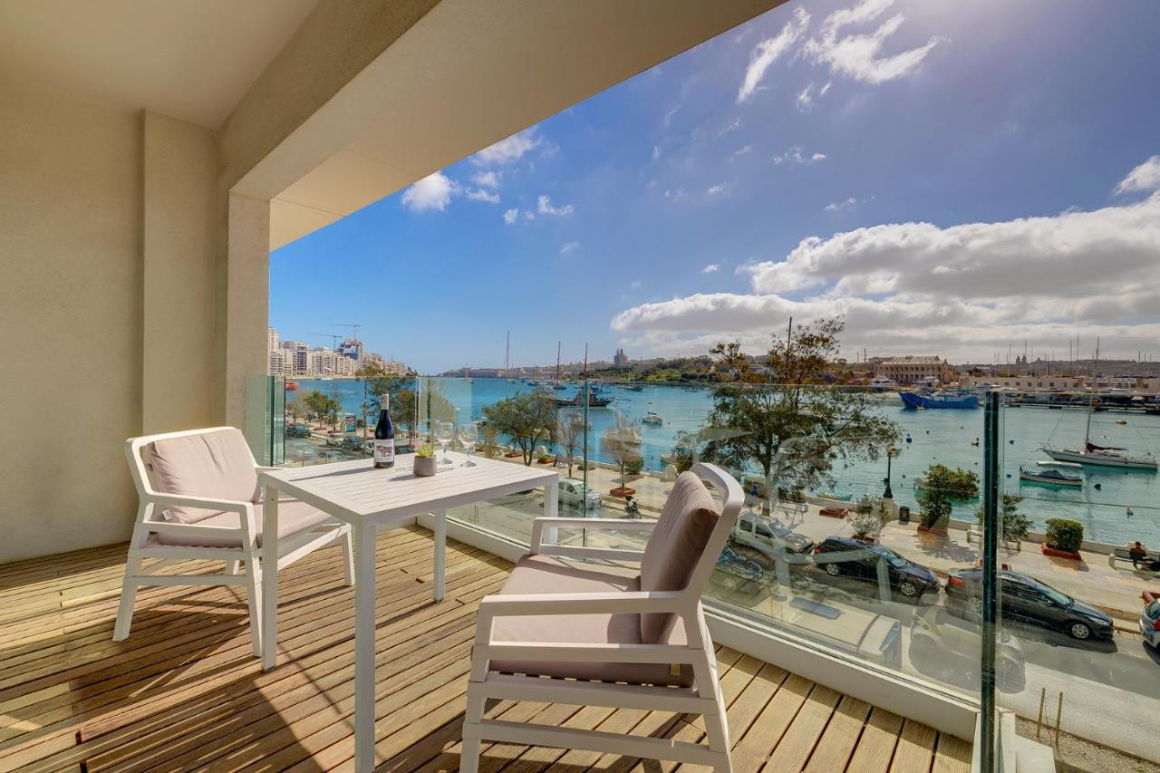 Luxury Apartment With Valletta And Harbour Views Sliema Exterior foto