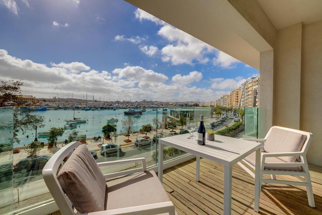 Luxury Apartment With Valletta And Harbour Views Sliema Exterior foto